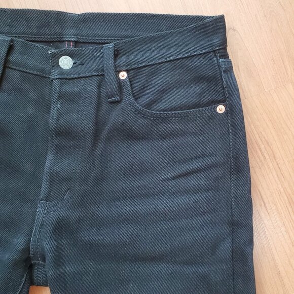 Iron Heart Ignition IGW-101B 20oz Black Tapered Jeans - Heavyweigt W31 - Picture 5 of 16